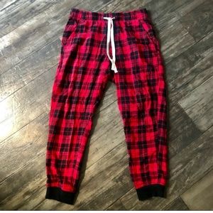 OLD NAVY PLAID JOGGERS